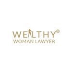 Wealthy Woman Lawyer Logo Gold